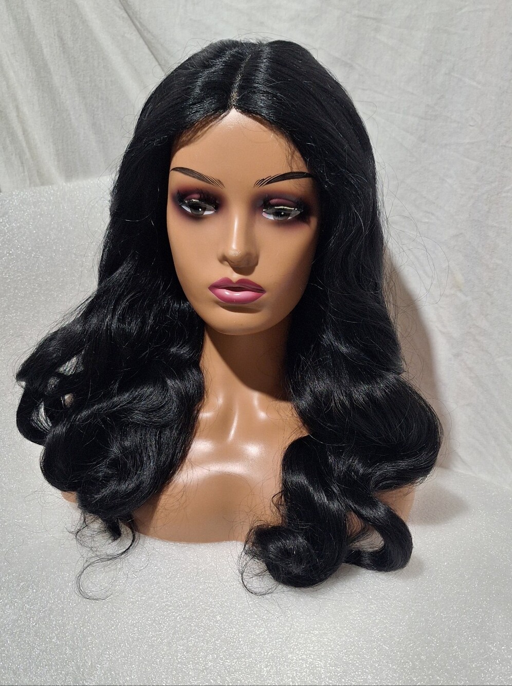 Black Women's Wavy Lace Front Wig - Unbranded